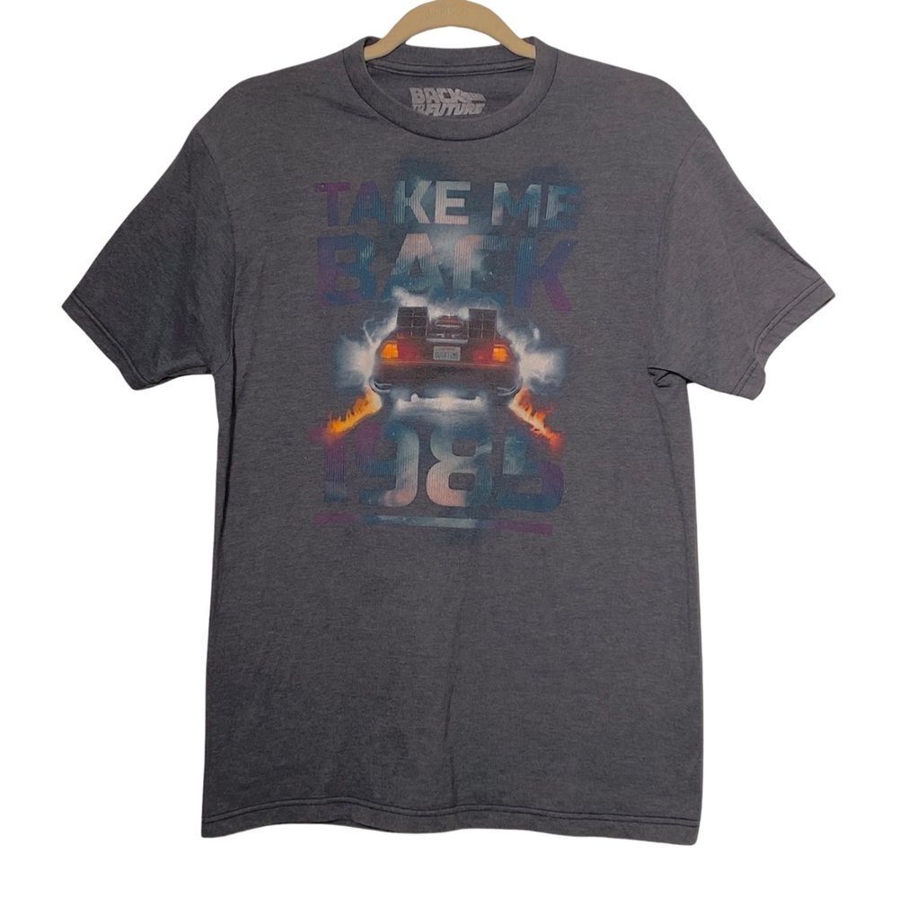 Vintage Back to the Future Movie Graphic T-Shirt Take Me Back 1985 Size M